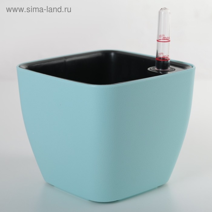 Кашпо для цветов с автополивом Unicum, пластик, 1,1 л, цвет МИКС Кашпо для цветов с автополивом Unicum, пластик, 1,1 л, цвет МИКС