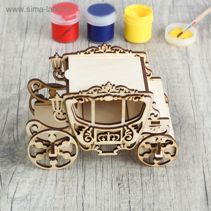 Заготовка для творчества «Карета» Заготовка для творчества «Карета»