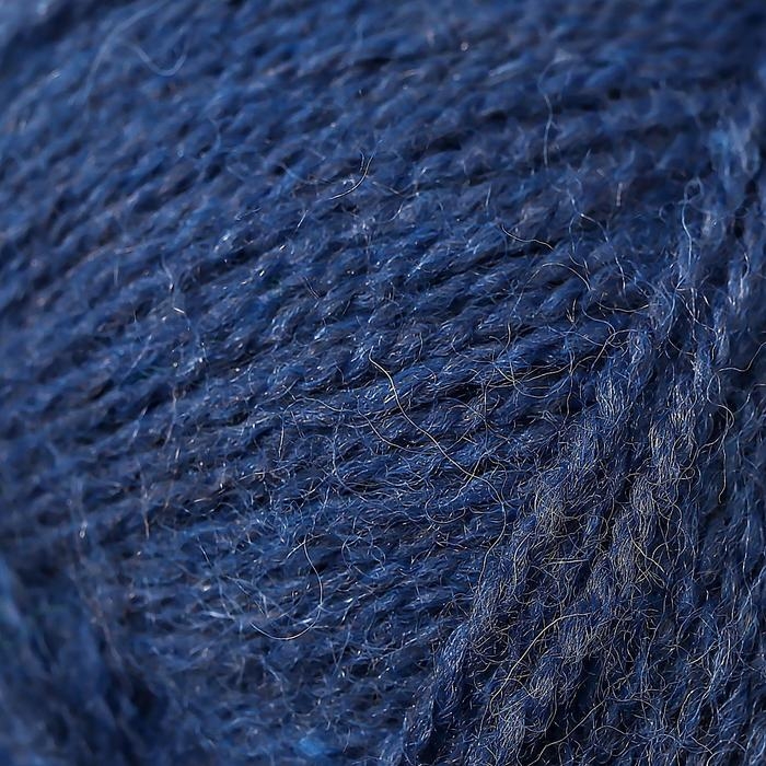 Пряжа  Пряжа "Ангорская тёплая" 40% шерсть, 60% акрил 480м/100гр (256 св. джинса)