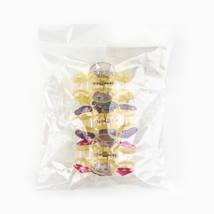 Краб для волос, 5.5 х 3.5 х 2 см МИКС Краб для волос, 5.5 х 3.5 х 2 см МИКС