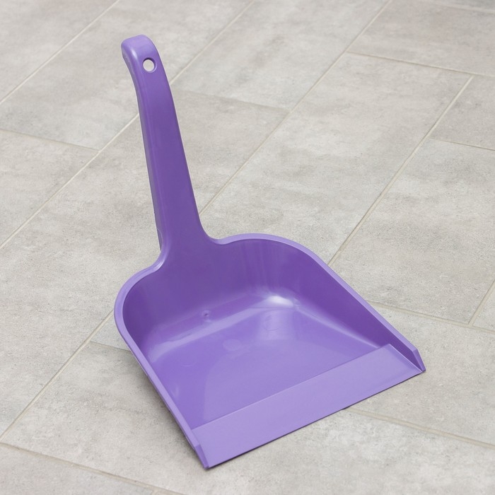 Совок для мусора квадратный с ручкой, МИКС Совок для мусора квадратный с ручкой, МИКС