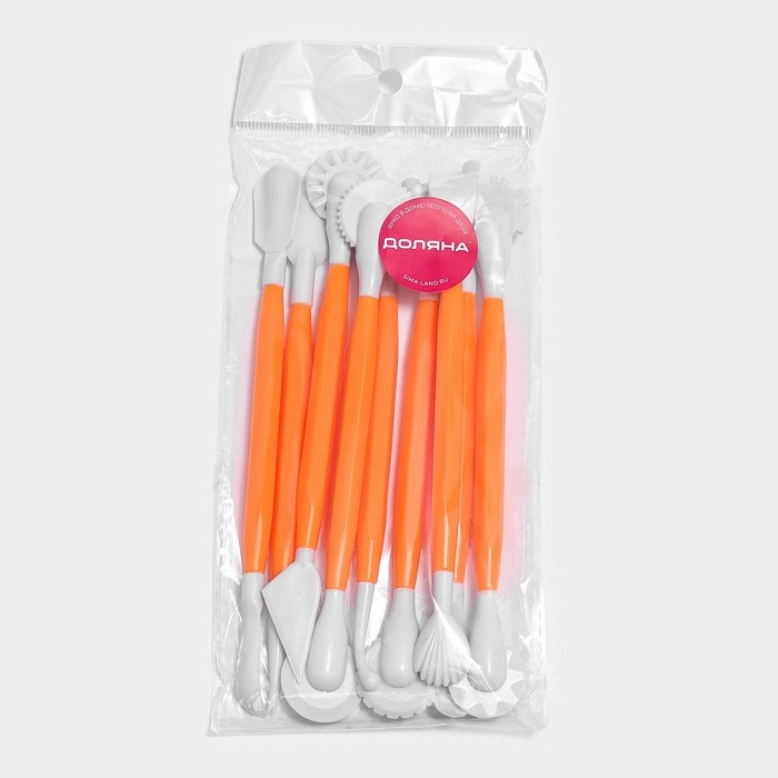 Набор для моделирования кондитерских украшений Доляна, 9 шт, 16,5 см Набор для моделирования кондитерских украшений Доляна, 9 шт, 16,5 см