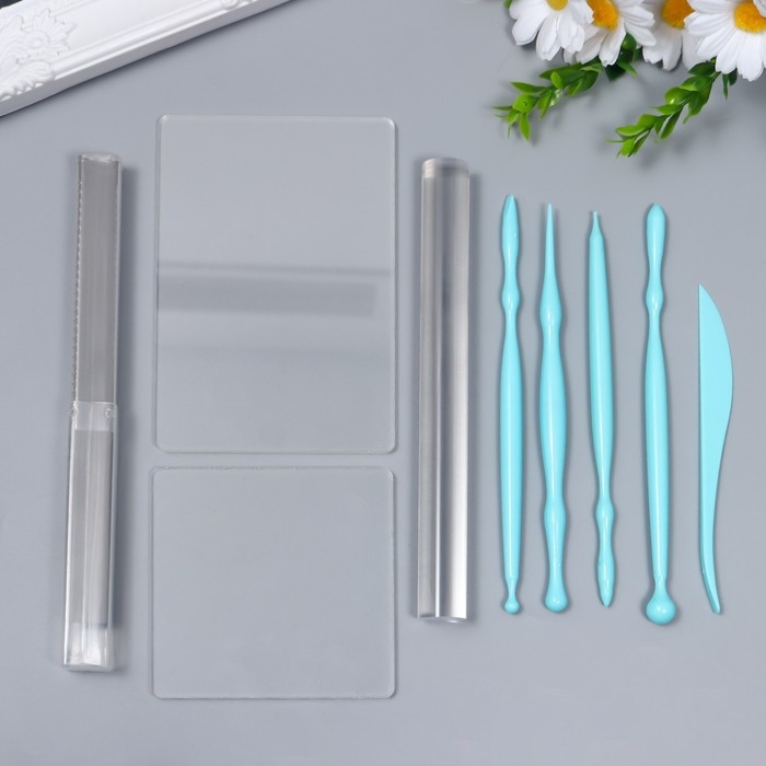 Инструменты для моделирования и придания формы набор 9 шт пластик, акрил Инструменты для моделирования и придания формы набор 9 шт пластик, акрил