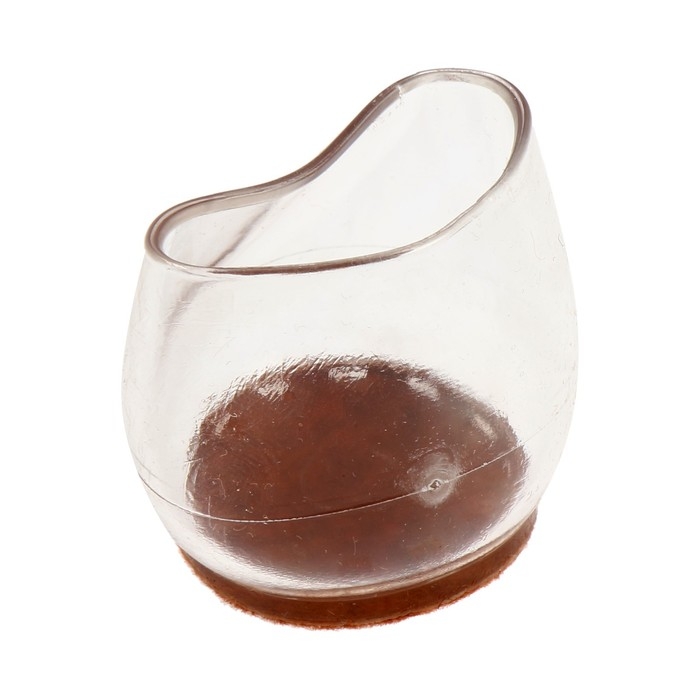 Накладка мебельная резина фетр, круглая, d=30-40 мм, 4 шт Накладка мебельная резина фетр, круглая, d=30-40 мм, 4 шт