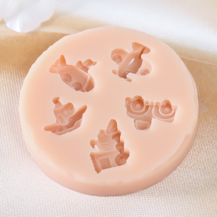 Молд силиконовый Молд силиконовый "Транспорт" от 2 до 2,3 см