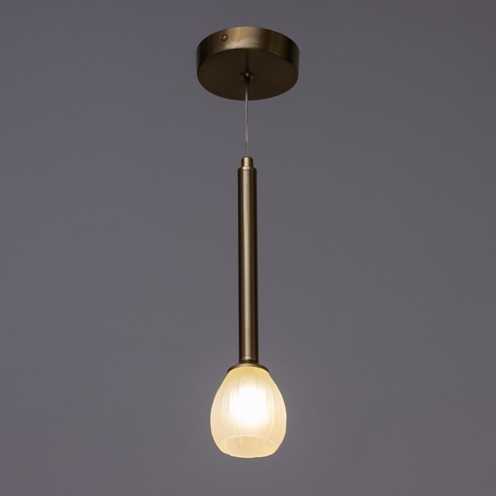 Светильник Светильник "Жаклин" 1х3Вт G4 Бронза 20х20х180см