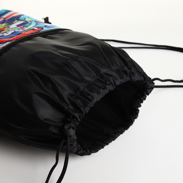 Мешок для обуви на шнурке, цвет чёрный Мешок для обуви на шнурке, цвет чёрный