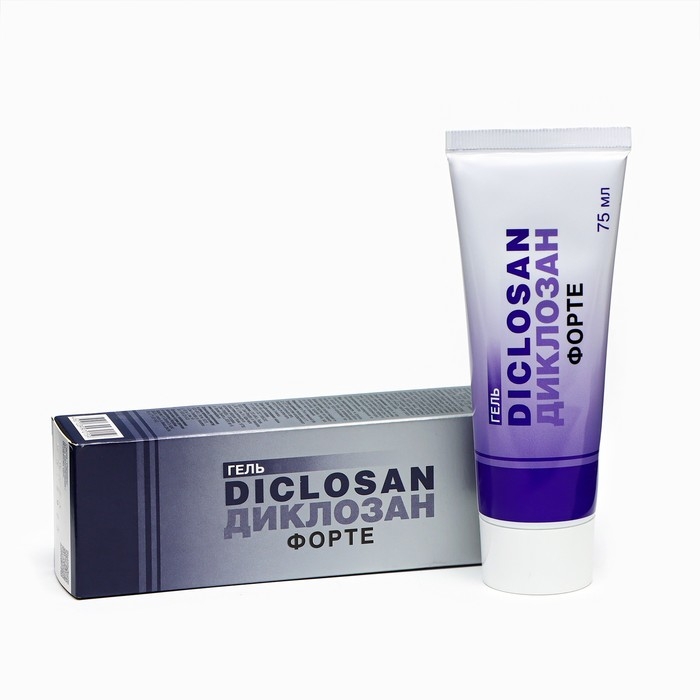 Гель для тела согревающий  Гель для тела согревающий "Диклозан форте" с экстрактами трав и эфирными маслами, 75 мл
