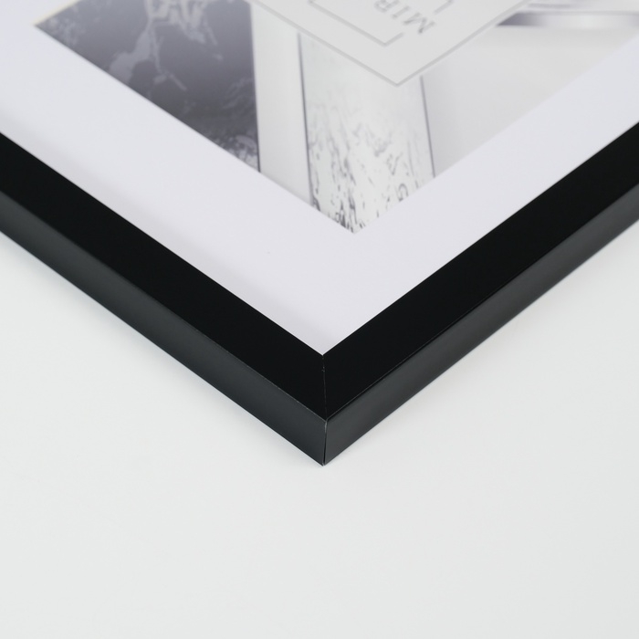 Фоторамка пластик Фоторамка пластик "МИРАМ" 21х30 см с паспарту (15х21 см) П641877-8 (12)