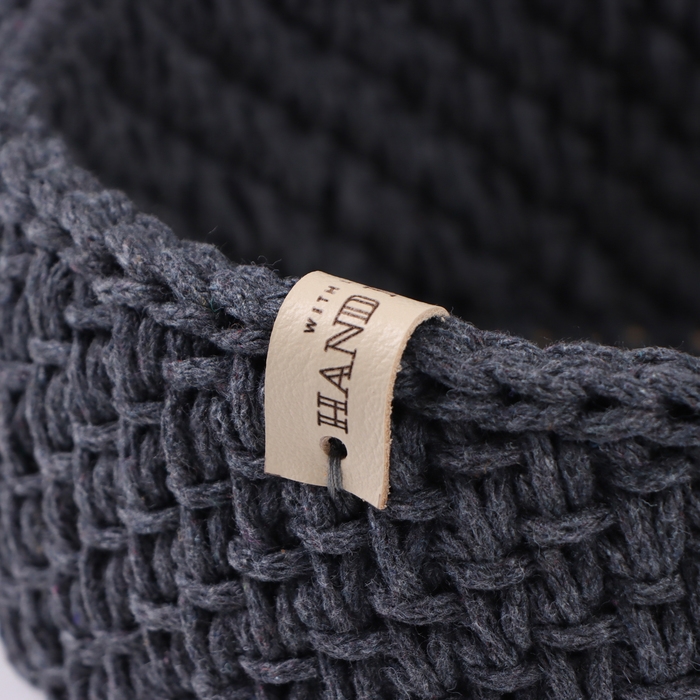 Корзинка  Корзинка "Малышка", 16 х 7,5 см, серый, хлопок