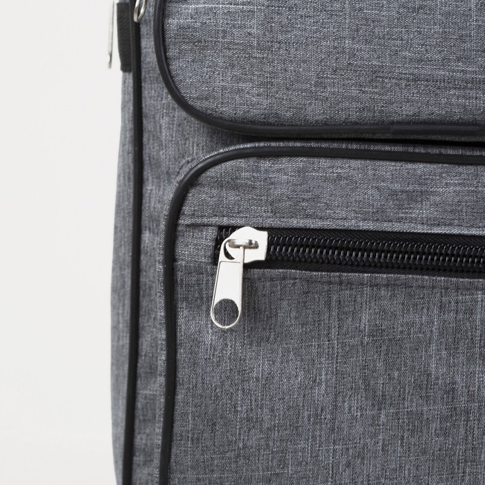 Сумка мужская «ЗФТС», цвет серый Сумка мужская «ЗФТС», цвет серый