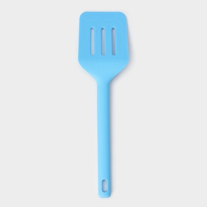 Лопатка с прорезями Доляна «Люкс», 29,5×8×3 см, цвет голубой Лопатка с прорезями Доляна «Люкс», 29,5×8×3 см, цвет голубой