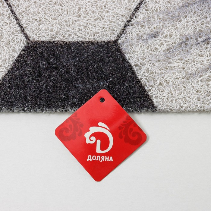 Коврик придверный грязезащитный Доляна «Мрамор», вырезной, 80×120 см, цвет серый Коврик придверный грязезащитный Доляна «Мрамор», вырезной, 80×120 см, цвет серый