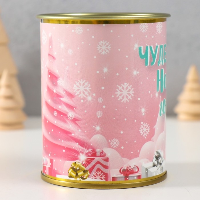 Копилка-банка металл  Копилка-банка металл "Чудесного нового года"