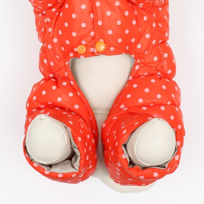 Комбинезон  Комбинезон "Для прогулки", размер 8 (ДС 19 см, ОГ 30, ОГ 22 см), оранжевый