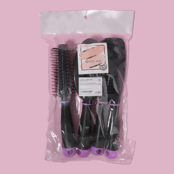 Набор парикмахерский, 4 предмета, цвет МИКС Набор парикмахерский, 4 предмета, цвет МИКС