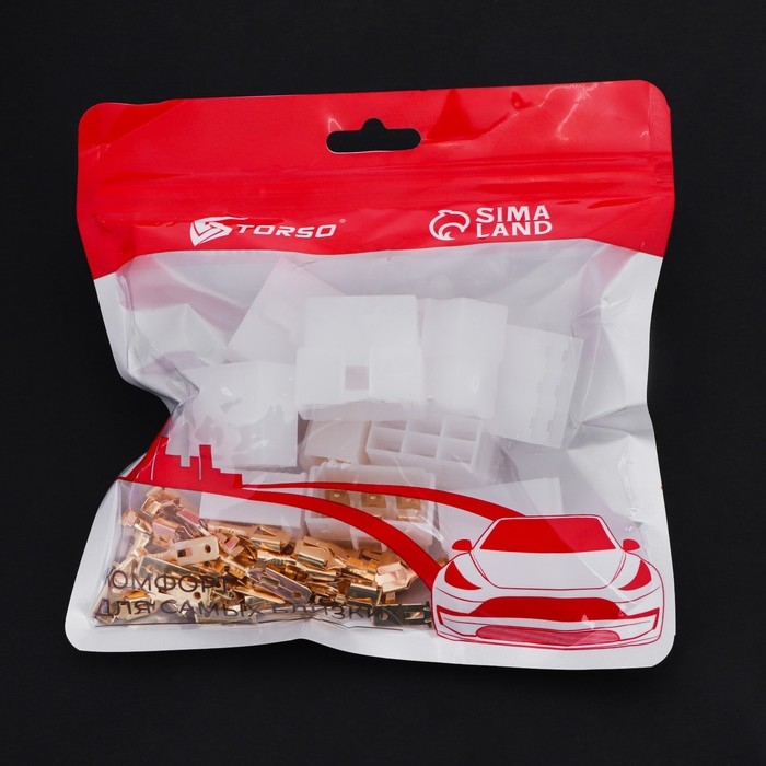 Разъем автомобильный, штекер-гнездо DJ7061-6.3-11/21, 6 контактов, набор 5 шт Разъем автомобильный, штекер-гнездо DJ7061-6.3-11/21, 6 контактов, набор 5 шт