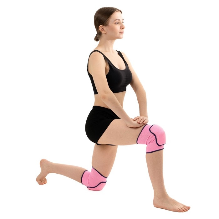 Наколенники детские ONLYTOP, 5-8 лет, цвет розовый Наколенники детские ONLYTOP, 5-8 лет, цвет розовый