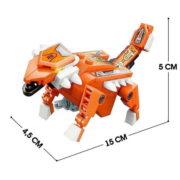 Конструктор Динобот «Вождь Тираннозавр», 6 видов, МИКС Конструктор Динобот «Вождь Тираннозавр», 6 видов, МИКС