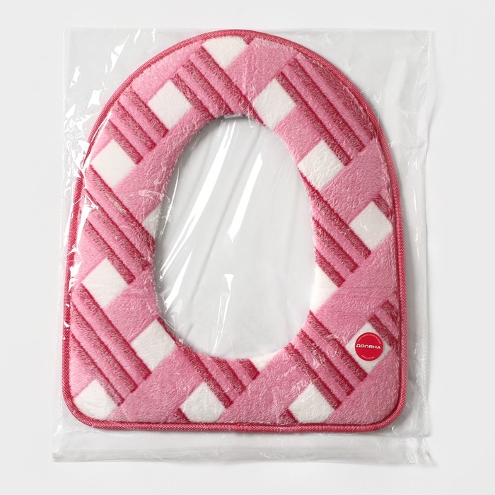 Чехол на сиденье для унитаза на липучках Доляна «Универсал», 35×43 см, цвет МИКС Чехол на сиденье для унитаза на липучках Доляна «Универсал», 35×43 см, цвет МИКС