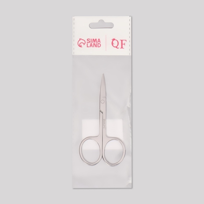 Ножницы маникюрные, прямые, узкие, 9 см, цвет серебристый Ножницы маникюрные, прямые, узкие, 9 см, цвет серебристый