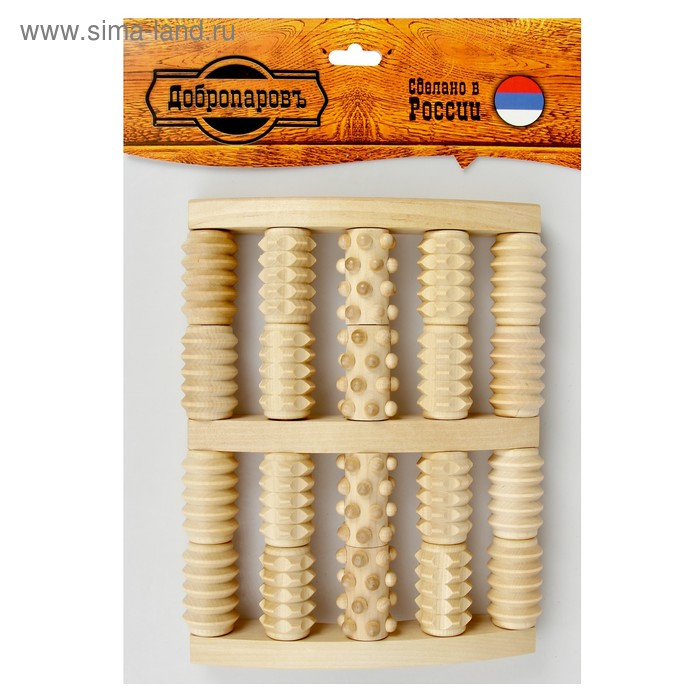 Массажер банный Массажер банный "Добропаровъ" роликовый, комбинированный