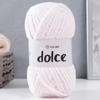 Пряжа "Dolce" 100% микрополиэстер 120м/100гр (781 телесный)