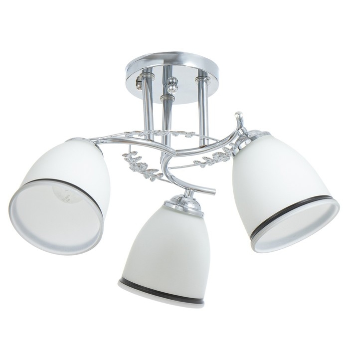 Люстра Люстра "Офелия" 3хЕ27 40т хром 48х48х25 см BayerLux