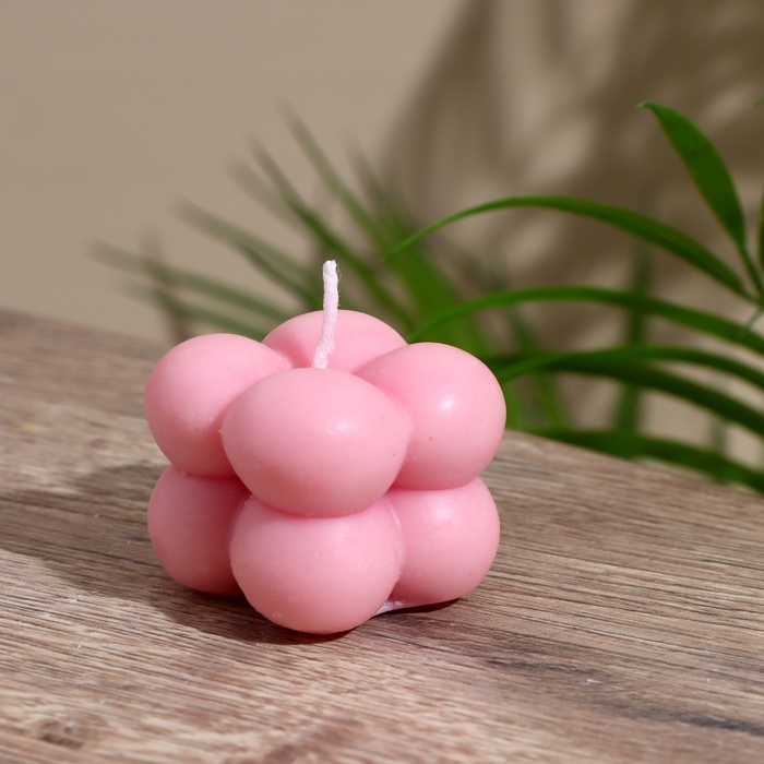 Свеча  Свеча "Кубик" 4х4х4 см, соевый воск МИКС