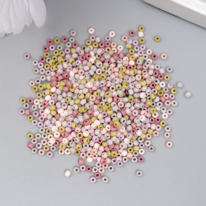 Бисер стекло 11/0  Бисер стекло 11/0 "Матовый. Меланж осень" 10 гр