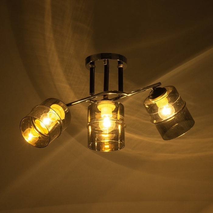 Люстра Люстра "Эрион" 3хЕ27 40Вт хром 55х26 см