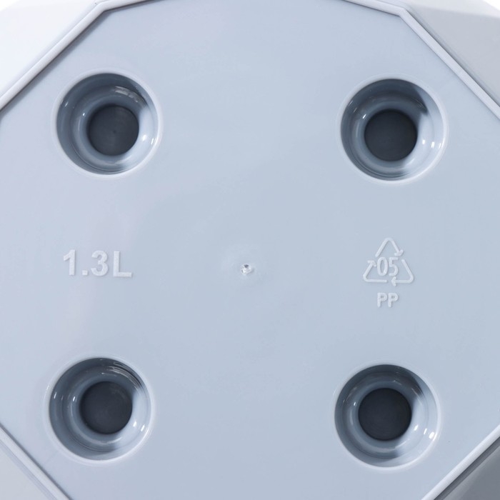 Горшок для цветов с поддоном Laurel, 1,3 л, d=14,5 см, h=12,5 см, цвет серый Горшок для цветов с поддоном Laurel, 1,3 л, d=14,5 см, h=12,5 см, цвет серый