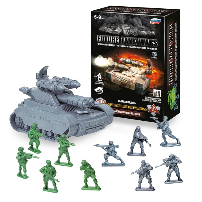 Конструктор игровой «Зенитный танк. Заслон», 10 солдатиков Конструктор игровой «Зенитный танк. Заслон», 10 солдатиков