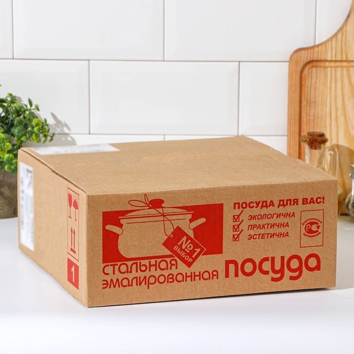 Набор посуды «Улыбка», 4 предмета: кастрюля 1,5 л, ковш 1 л, кружка 250 мл, миска 800 мл, индукция Набор посуды «Улыбка», 4 предмета: кастрюля 1,5 л, ковш 1 л, кружка 250 мл, миска 800 мл, индукция