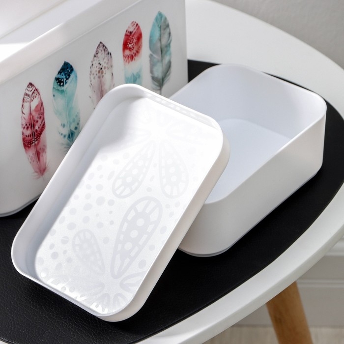 Набор органайзеров Serenity, цвет снежно-белый Набор органайзеров Serenity, цвет снежно-белый