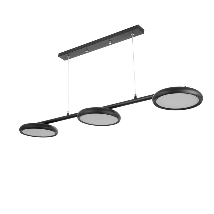 Люстра Люстра "Нильсин" 3хLED 72Вт 3000-6000К черный 100х20х100 см