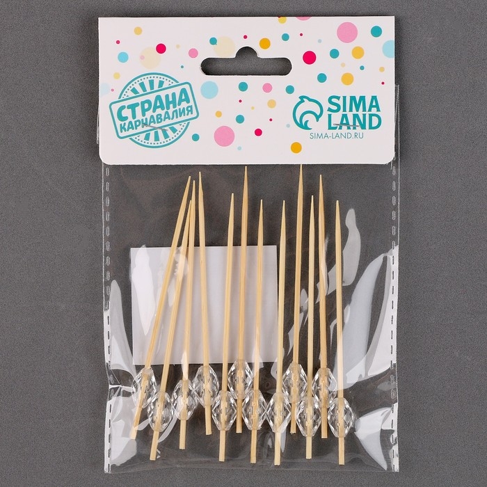 Шпажки «Бусинки», в наборе 12 шт. Шпажки «Бусинки», в наборе 12 шт.