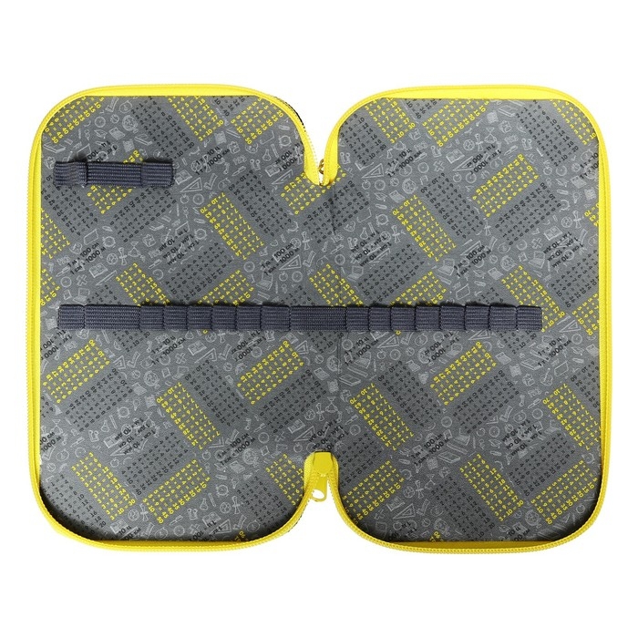 Пенал 2 секции, 125 х 205 х 40 мм, Calligrata 30П26/2  Пенал 2 секции, 125 х 205 х 40 мм, Calligrata 30П26/2 "Маска 2", ламинированный картон