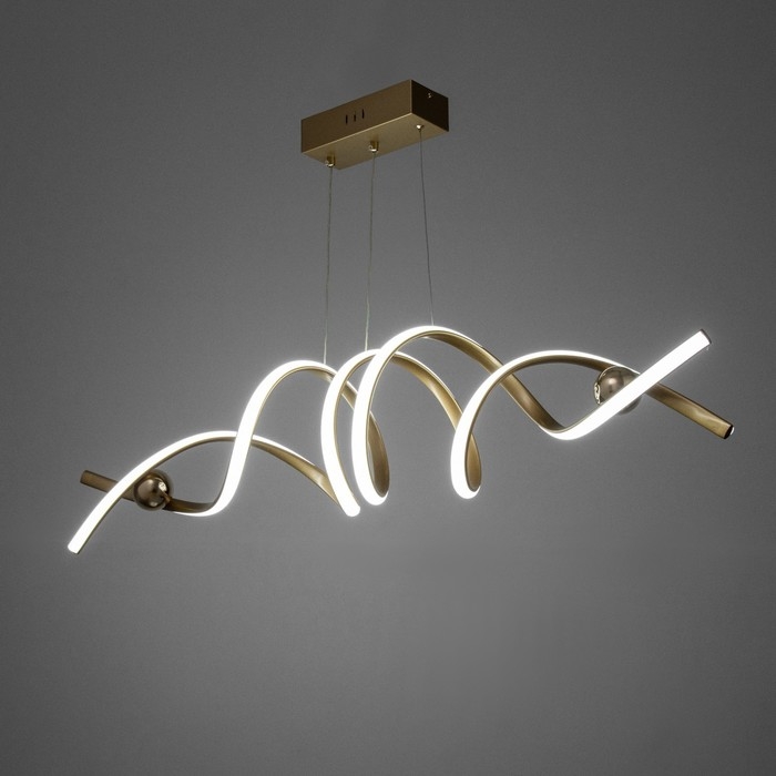 Светильник BayerLux Светильник BayerLux "Спираль" LED 112Вт 3000-6000К золото 100х22х100 см