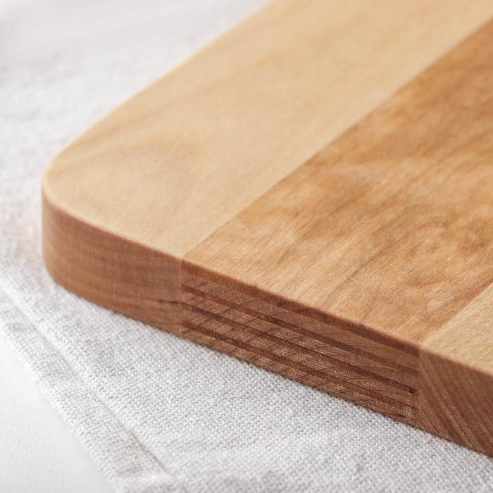 Менажница квадратная Доляна &laquo;Авеллино&raquo;, 18&times;18&times;1,8 см см, 2 секции, берёза, пропитана маслом