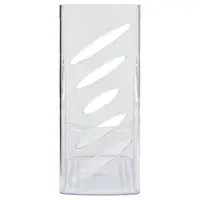 Лоток для бумаг Стамм &laquo;Лидер&raquo;, А4, вертикальный, 1 отделение, прозрачный, ширина 110 мм