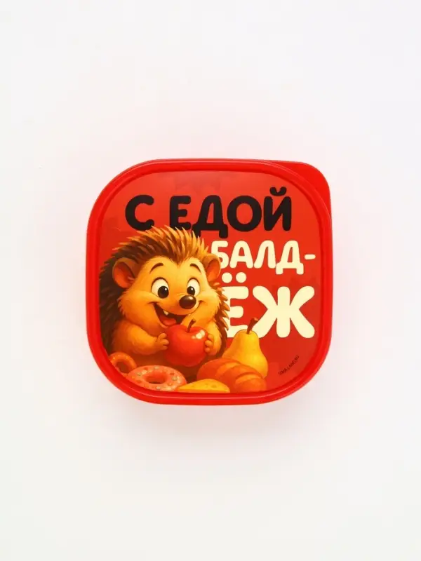 Ланч-бокс квадратный «БалдЁЖ», 700 мл Ланч-бокс квадратный «БалдЁЖ», 700 мл