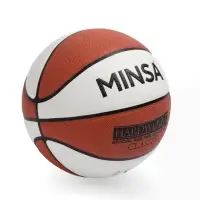 Баскетбольный мяч MINSA Hardwood Classic, PU, клееный, 8 панелей, р. 7, PU, бутиловая камера