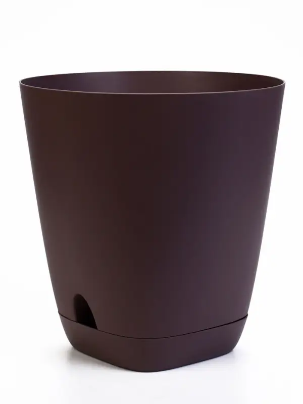 Кашпо с прикорневым поливом 15 л D-29,5см, H-31см ежевика "Гранд"