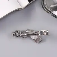 Заколка - автомат для волос &laquo;Либерти&raquo;, пересечения, 7 см, серебро