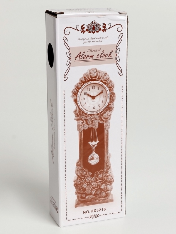 Часы будильник настольные, на батарейках, 28.2 х 9 х 4.1 см, циферблат d-5.5 см Часы будильник настольные, на батарейках, 28.2 х 9 х 4.1 см, циферблат d-5.5 см