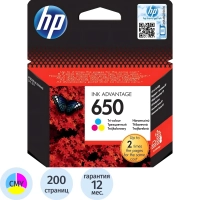 Картридж струйный HP 650 CZ102 цв. для DJ Ink Advantage 2515/3515