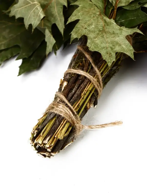 Веник для бани, дубовый, 55 см, с полынью, &laquo;Добропаровъ&raquo;