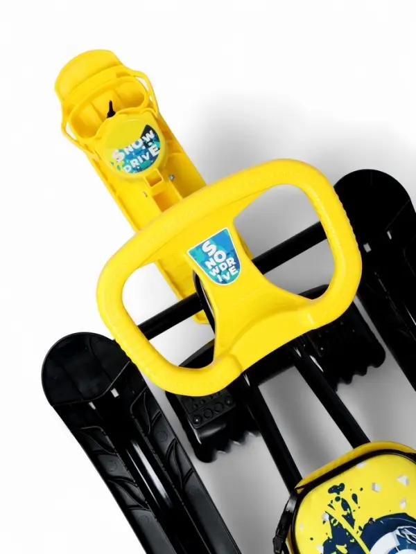 Снегокат &laquo;Тимка спорт 4-1 Зимний спорт&raquo;, ТС4-1/С, со спинкой и ремнём безопасности