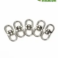 Вертлюг, 5.2&times;2.3 см, внутренний 1.4 см, металл